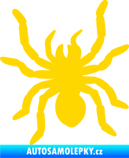 Samolepka Pavouk 014 levá jasně žlutá