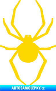 Samolepka Pavouk 021 jasně žlutá