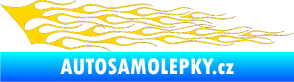 Samolepka Plameny 011 jasně žlutá