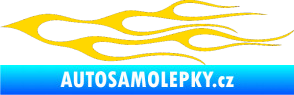 Samolepka Plameny 021 jasně žlutá
