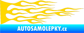 Samolepka Plameny 030 jasně žlutá