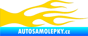 Samolepka Plameny 032 jasně žlutá