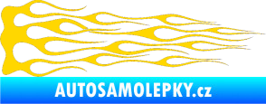 Samolepka Plameny 046 jasně žlutá