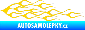 Samolepka Plameny 052 jasně žlutá