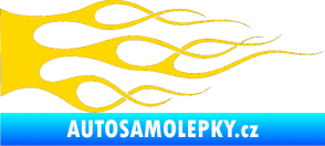 Samolepka Plameny 056 jasně žlutá