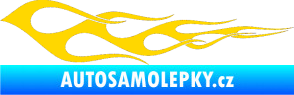 Samolepka Plameny 073 jasně žlutá