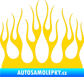 Samolepka Plameny 084 jasně žlutá