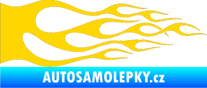 Samolepka Plameny 086 jasně žlutá