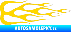 Samolepka Plameny 089 jasně žlutá