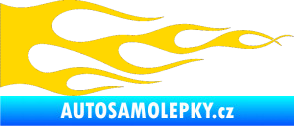 Samolepka Plameny 090 jasně žlutá