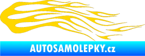 Samolepka Plameny 093 jasně žlutá