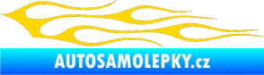 Samolepka Plameny 100 jasně žlutá