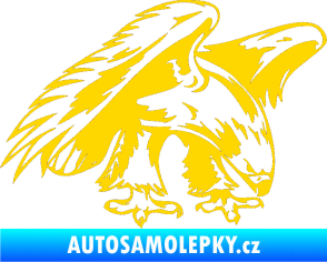 Samolepka Predators 001 pravá orel jasně žlutá