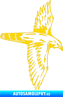 Samolepka Predators 007 pravá jasně žlutá