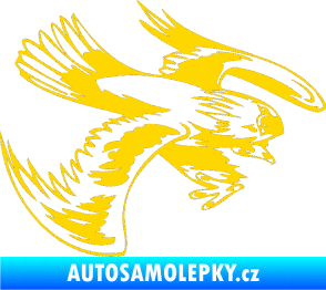 Samolepka Predators 016 pravá jasně žlutá
