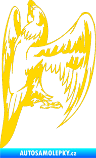 Samolepka Predators 018 pravá jasně žlutá