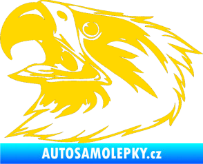 Samolepka Predators 020 levá jasně žlutá