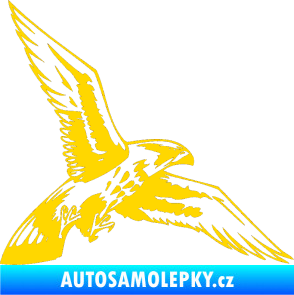 Samolepka Predators 026 pravá jasně žlutá
