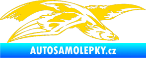 Samolepka Predators 032 pravá jasně žlutá