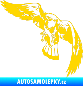 Samolepka Predators 041 levá jasně žlutá