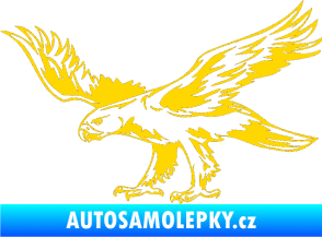 Samolepka Predators 043 levá jasně žlutá