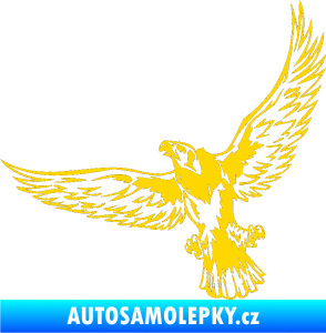 Samolepka Predators 044 levá jasně žlutá