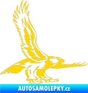 Samolepka Predators 068 pravá jasně žlutá