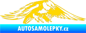 Samolepka Predators 074 pravá jasně žlutá