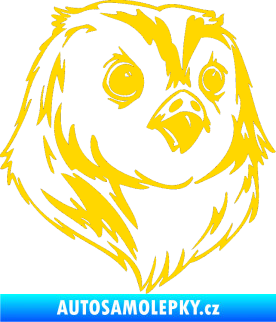 Samolepka Predators 076 pravá jasně žlutá