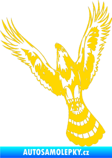 Samolepka Predators 078 levá jasně žlutá