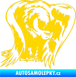 Samolepka Predators 083 pravá sup jasně žlutá
