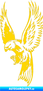 Samolepka Predators 086 levá jasně žlutá