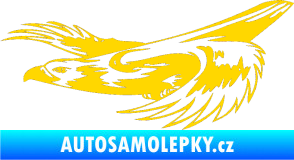 Samolepka Predators 093 levá jasně žlutá