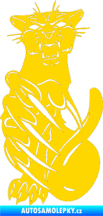 Samolepka Predators 110 levá puma jasně žlutá