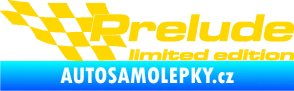 Samolepka Prelude limited edition levá jasně žlutá