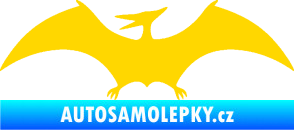 Samolepka Pterodactylus 001 levá jasně žlutá