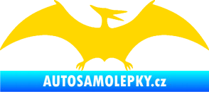 Samolepka Pterodactylus 001 pravá jasně žlutá
