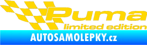 Samolepka Puma limited edition levá jasně žlutá