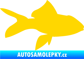 Samolepka Ryba 002 pravá jasně žlutá