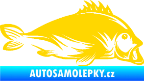 Samolepka Ryba 003 pravá jasně žlutá