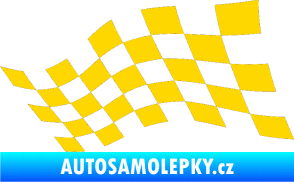 Samolepka Šachovnice 016 jasně žlutá