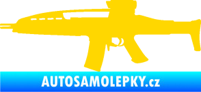 Samolepka Samopal 002 levá jasně žlutá