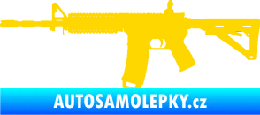Samolepka Samopal 004 levá jasně žlutá