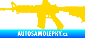 Samolepka Samopal 009 levá jasně žlutá