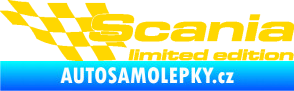 Samolepka Scania limited edition levá jasně žlutá