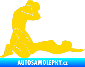 Samolepka Sexy siluety 010 jasně žlutá