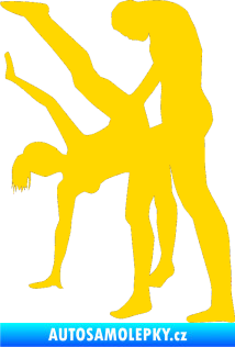 Samolepka Sexy siluety 013 jasně žlutá