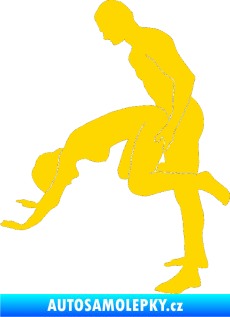 Samolepka Sexy siluety 014 jasně žlutá