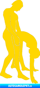 Samolepka Sexy siluety 016 jasně žlutá