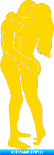 Samolepka Sexy siluety 028 jasně žlutá